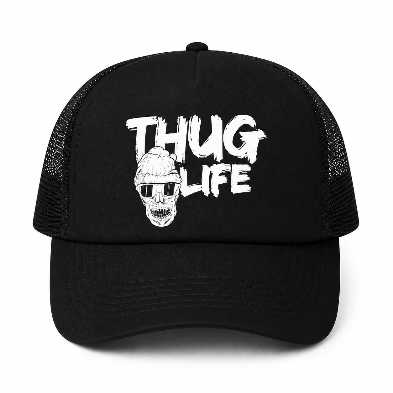 TRUCKER CAP — BLACK